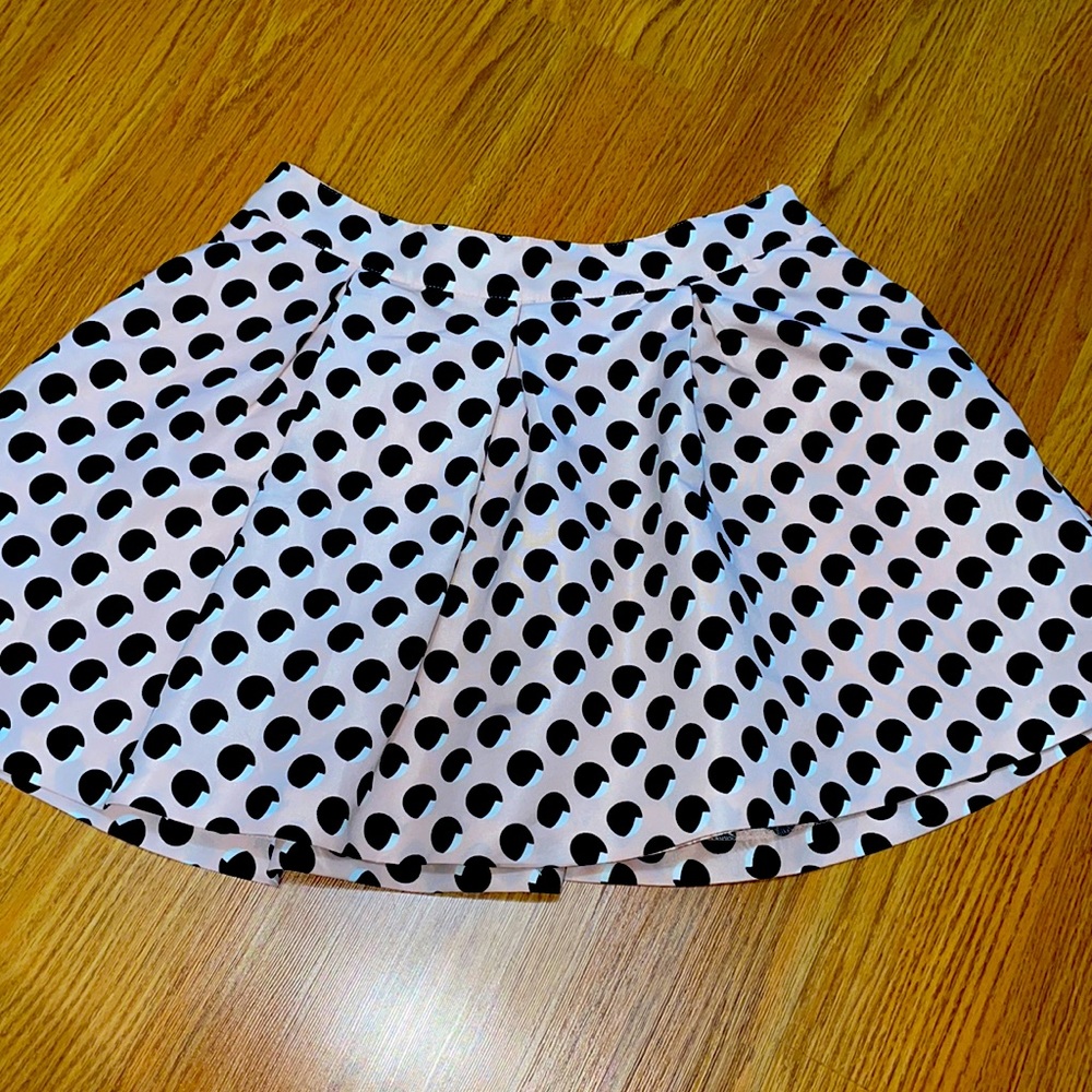 Forever 21 puffed polka dot skirt